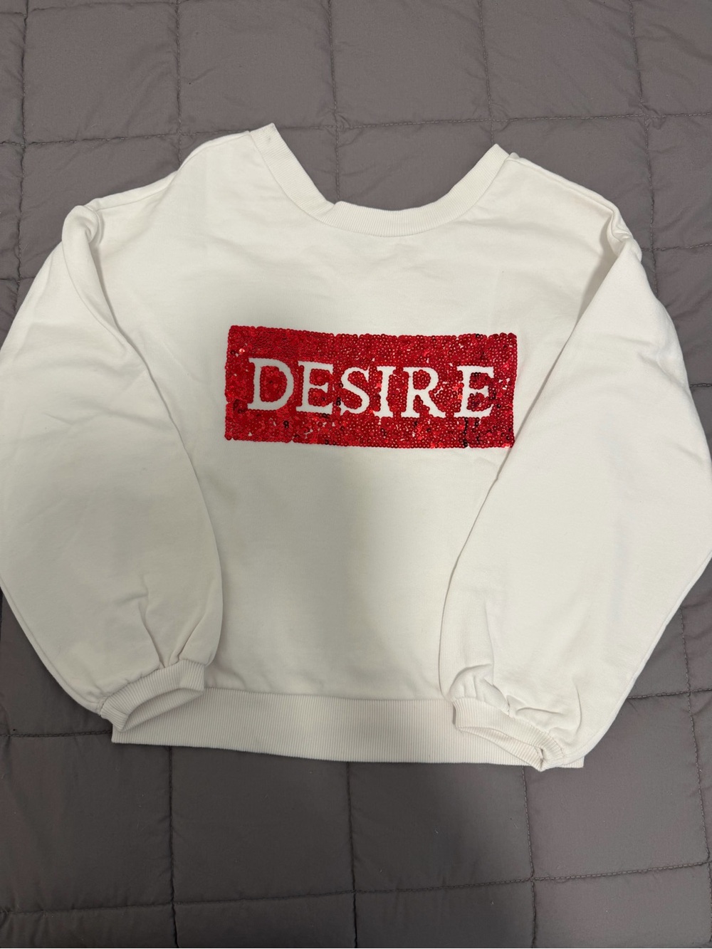 GUESS Desire Sequin Sweatshirt - Women’s Size S